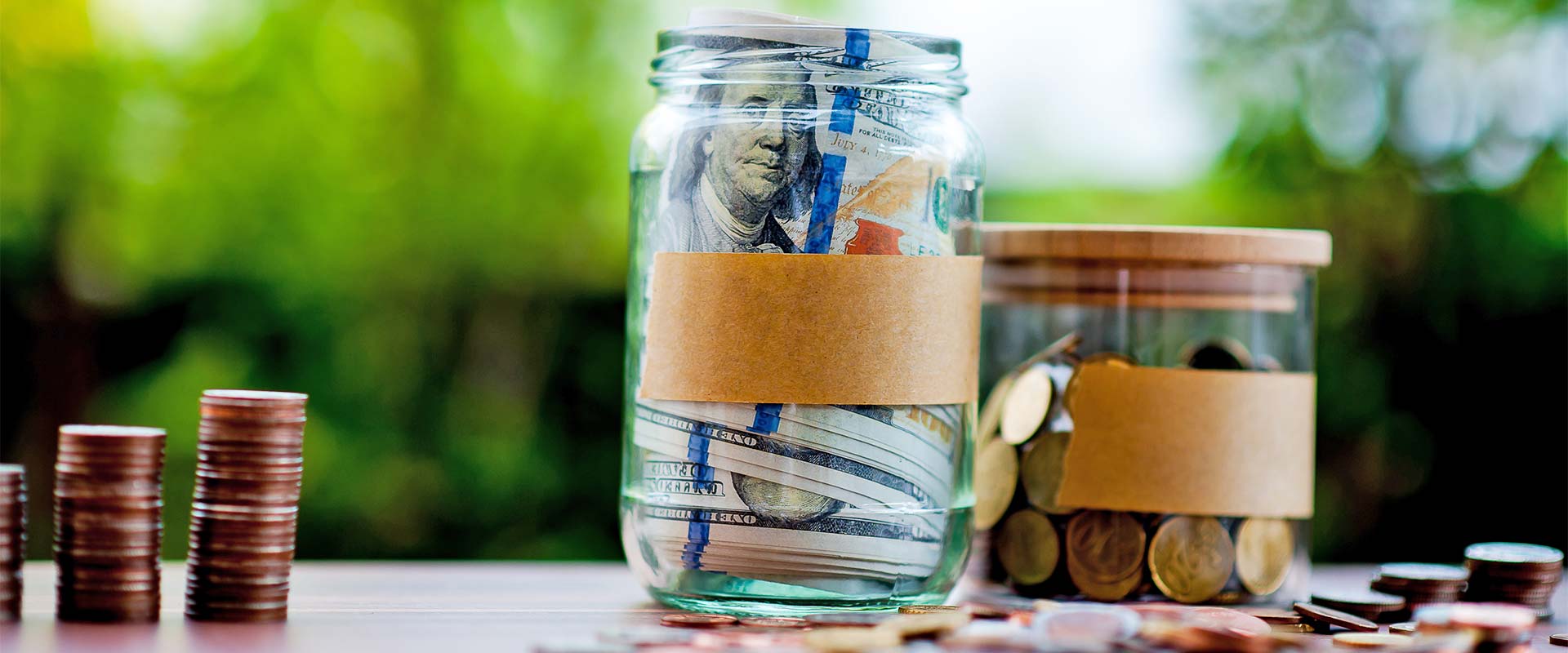 Money in Jars Money in Jars